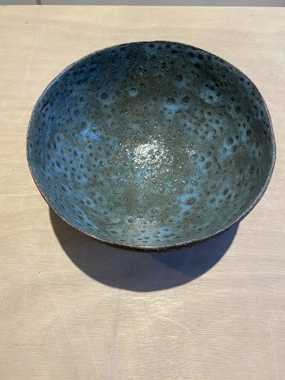 Saladier en céramique artisanale GG203 - Collection Gaïa - Petites Terres Guebwiller