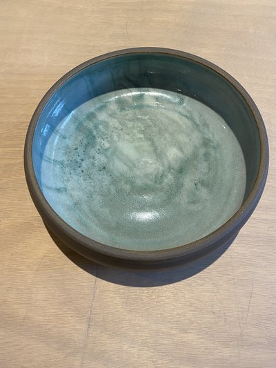 Plat en céramique artisanale GG218 - Collection Ombre - Petites Terres Guebwiller