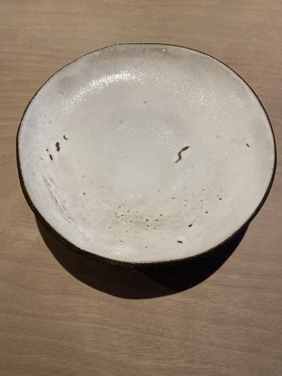 Plat en céramique artisanale GG224 - Collection Gaïa - Petites Terres Guebwiller